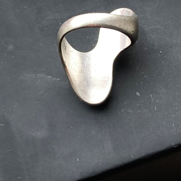 COPY Big wave ring in solid silver - Picture 3 of 4